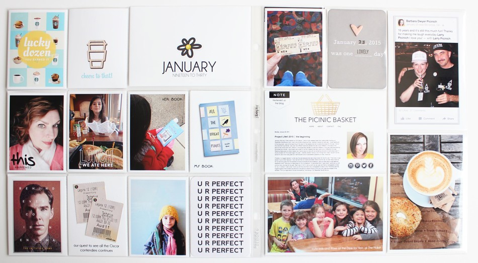 Project Life 2015 │ spread 3