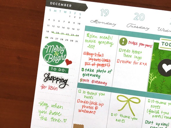 Christmas Planner Spread by photochic17 gallery