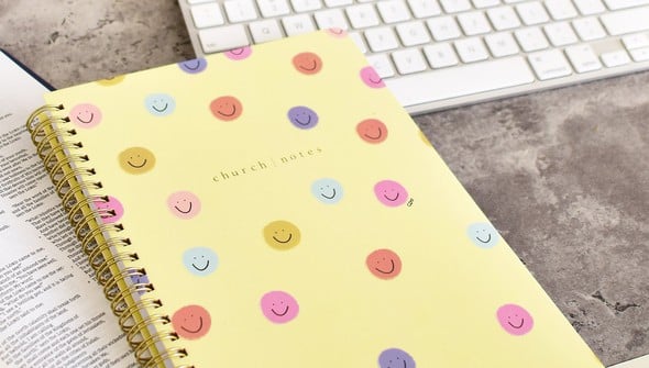 Notebook - Smiley by Callie Danielle gallery