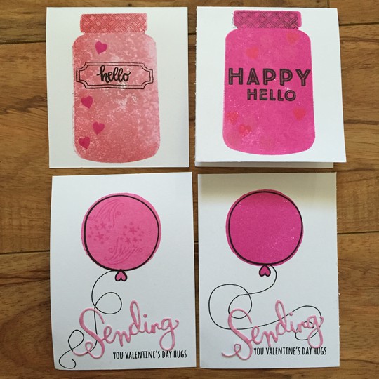 Valentine's lesson 3: solid stamping 