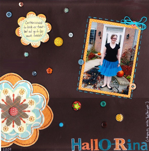 Hallo-Rina (rhymes with "ballerina") by penny gallery