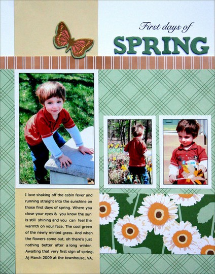 First days of Spring (American crafts)