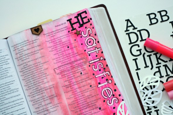 Journaling Bible- He Satisfies by dewsgirl gallery