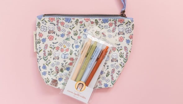 Little House On The Prairie Laura Ingalls Wilder Pen Set gallery