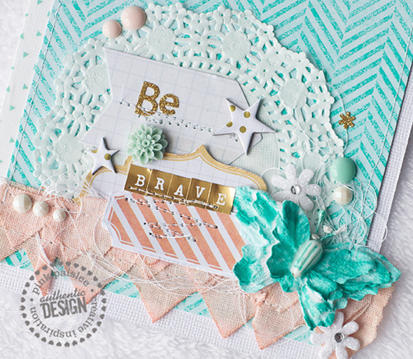 Be Brave card for *Pink Paislee* CT by jenkinkade gallery