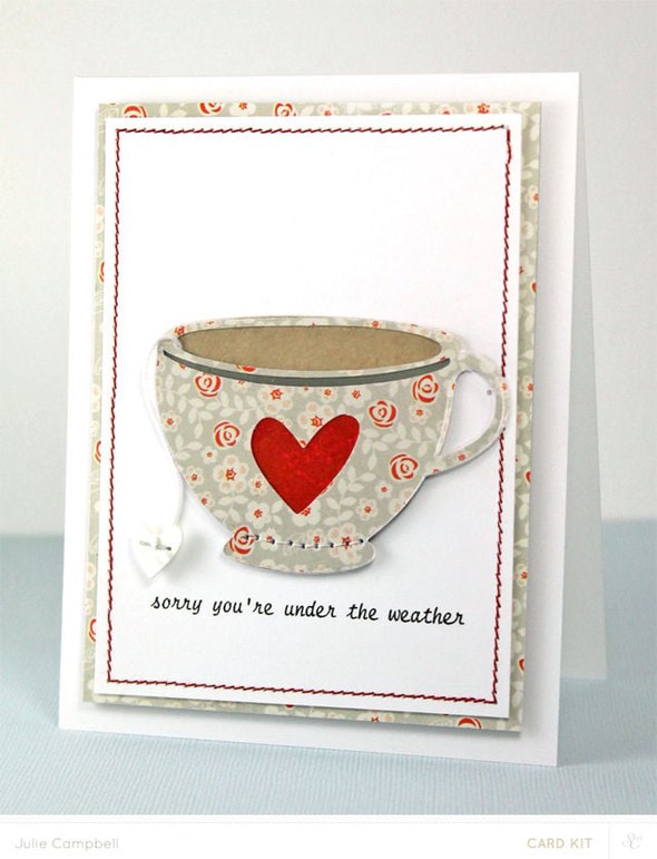 Tea Cup Card *Card Kit Only* by JulieCampbell gallery