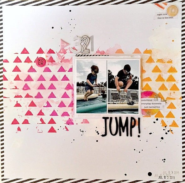 Jump! Layout in Clean Mixed Media gallery