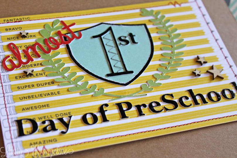 Almost First Day of PreSchool Title Card