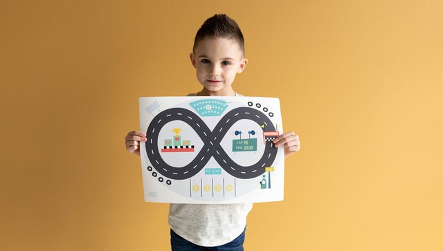 Mini Race Track Play Mat, 6 of 8