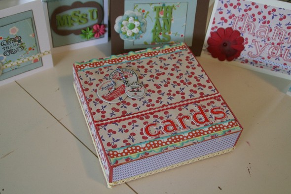 cards and altered box from scraps by valerieb gallery