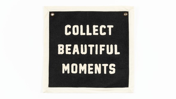 Beautiful Moments Embroidered Canvas Banner gallery