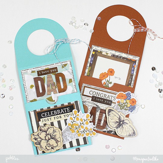 DIY Father's Day Wine Bottle Tags - Pebbles