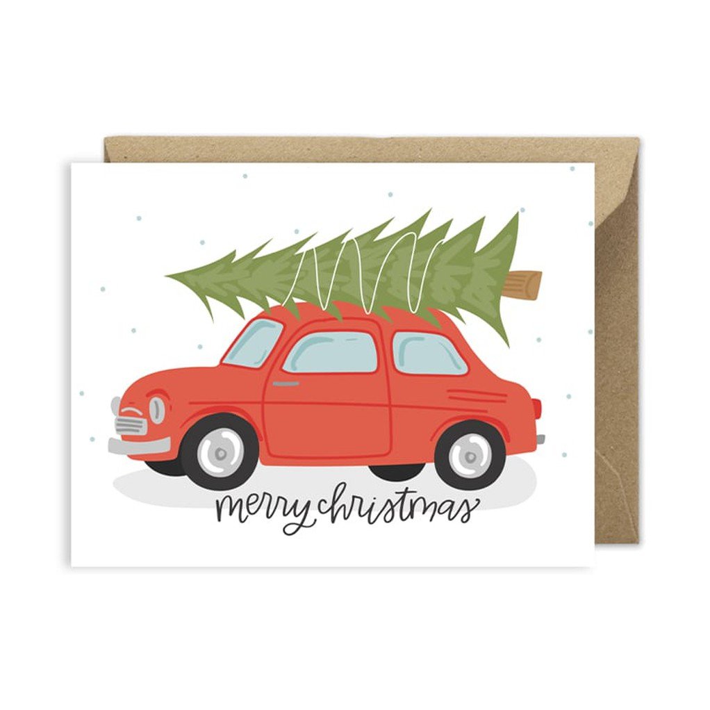 Christmas Car Greeting Card item