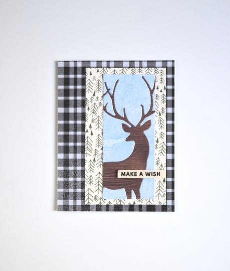 Make a wish deer woods card original