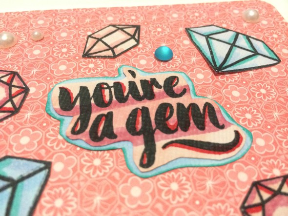 Pink You're A Gem Card by toribissell gallery