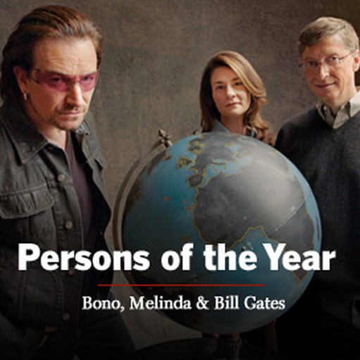 Person times. Persons of the year Bono.