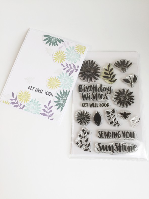 CC#1: One stamp set: Get Well Soon by emym gallery
