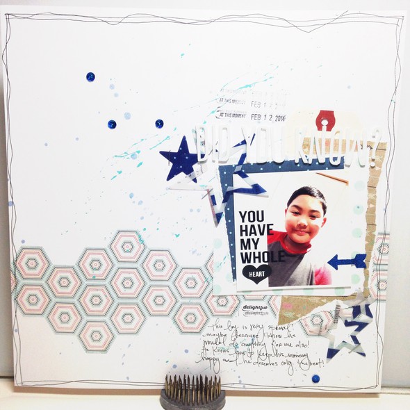 You Have My Whole Heart- Scrapbook Layout by JoyousPaperie gallery