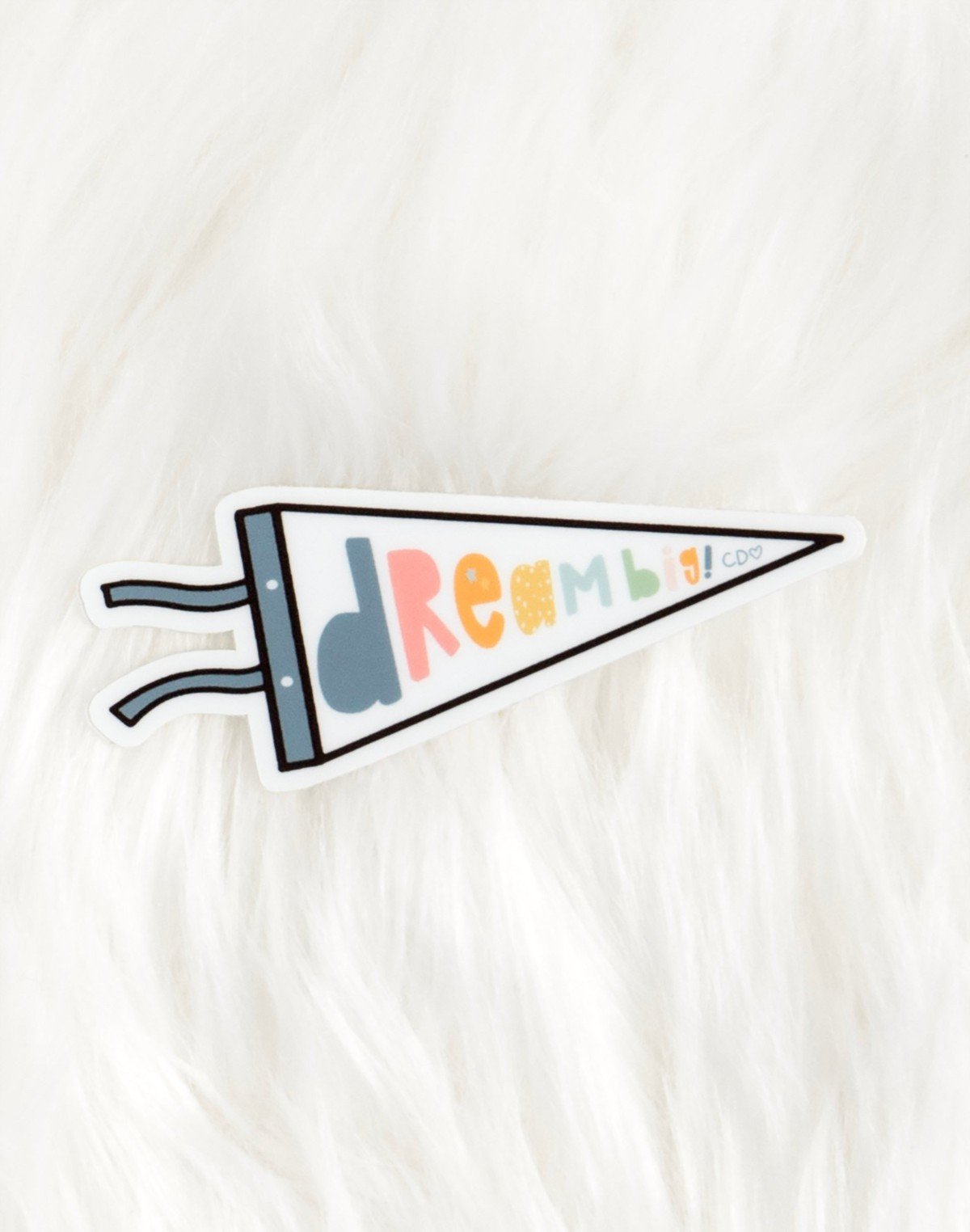 Dream Big Pennant Decal Sticker item
