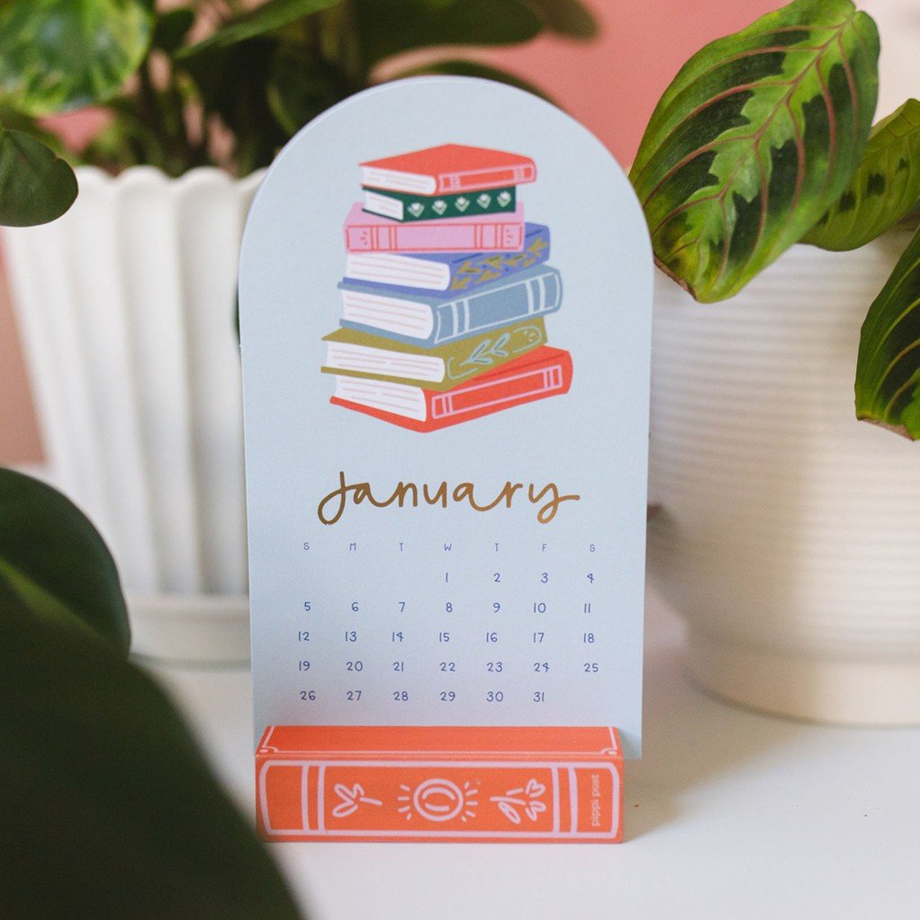 Book Lover's 2025 Mini Desk Calendar item