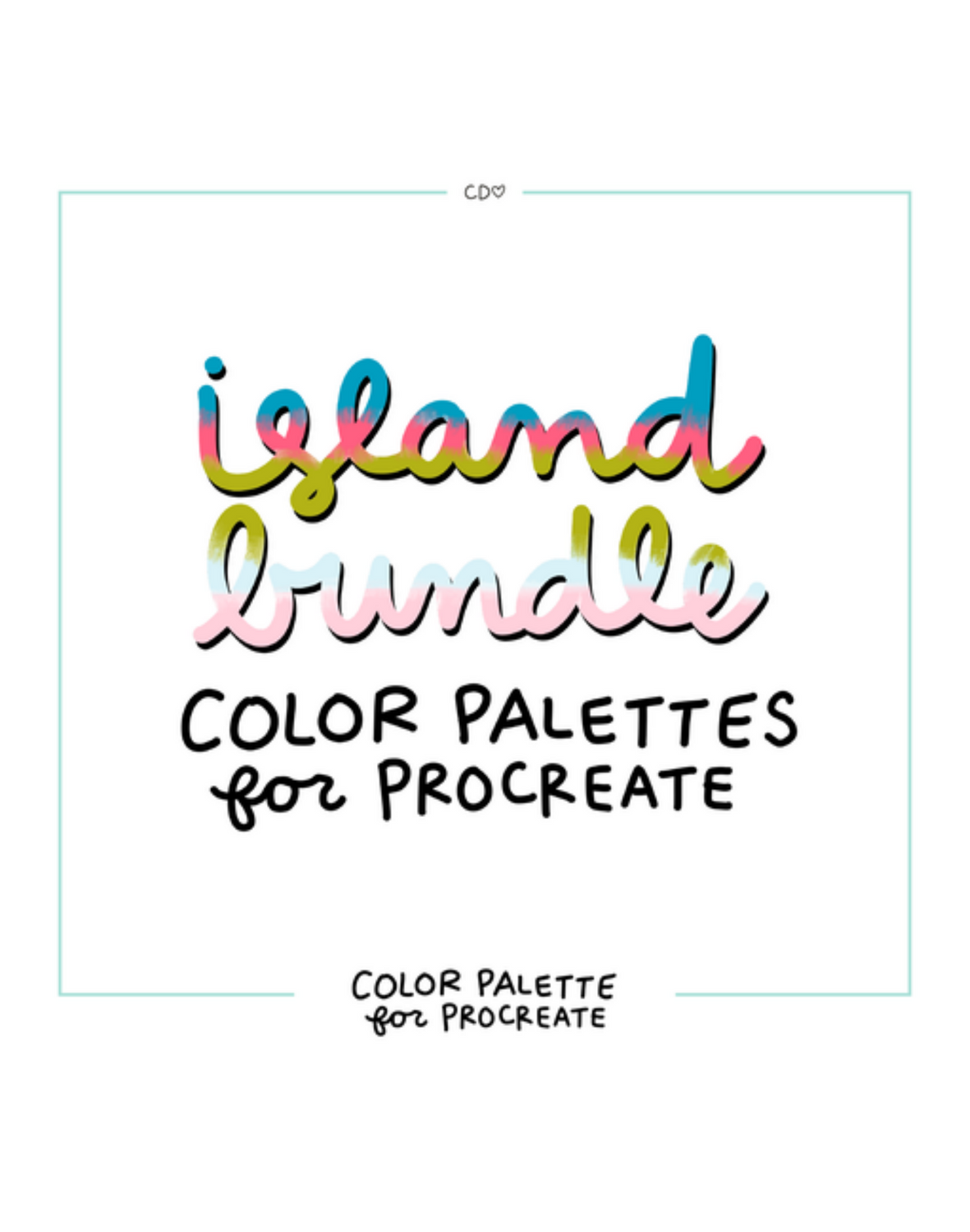 Island Bundle Color Palettes for Procreate item