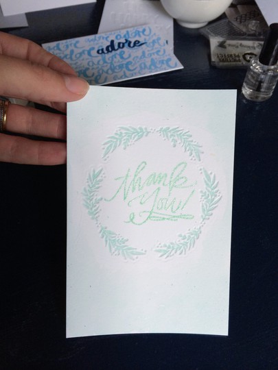 Letterpress - flipping a plate and stamping