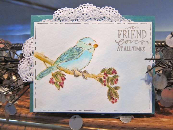 card using new stamp - CARSON’S WCMD CHALLENGE