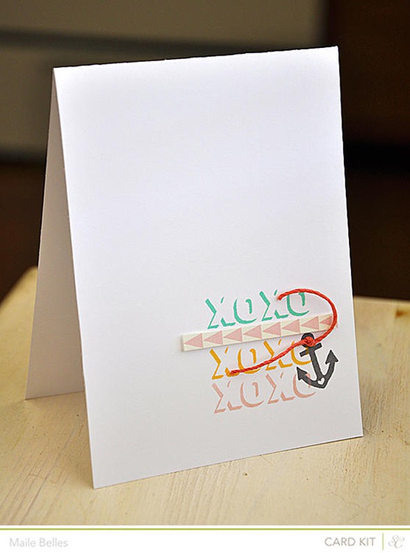 XOXO Anchor *CARD KIT ONLY* by mbelles gallery