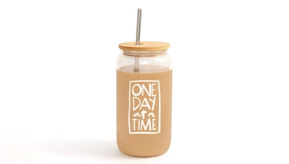 One Day At A Time Glass Can gallery