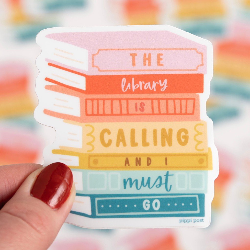 The Library is Calling Decal Sticker item