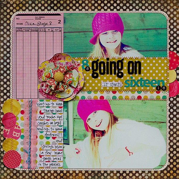 8 going on 16 *April kit-Singin in the Rain* by kimberly gallery