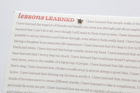 Lessons Learned gallery