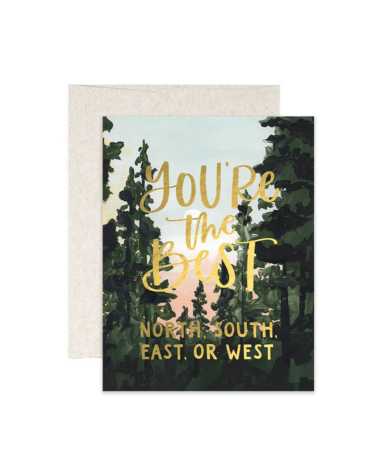 You're the Best Pines Greeting Card item
