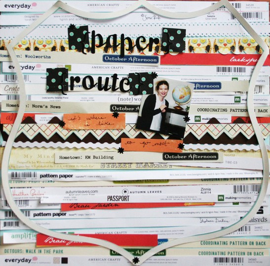Paper Route- for Use Your Scrap challenge!