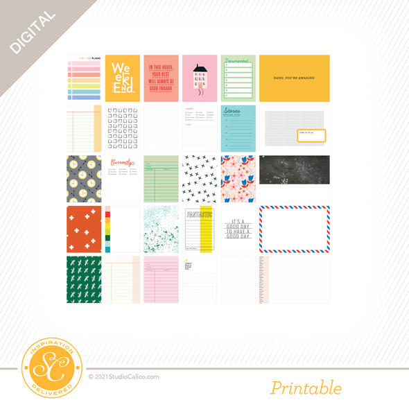 Kindred Spirits Digital Printable Journal Cards gallery