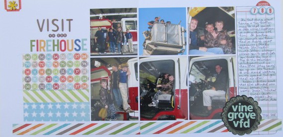 Visit to the Firehouse (2 page layout)