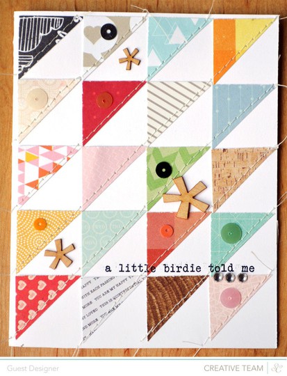 A little birdie told me card by paige evans