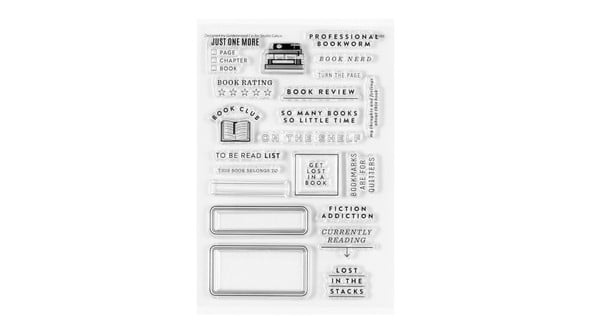 Stamp Set : 4x6 Book Club by Goldenwood Co gallery