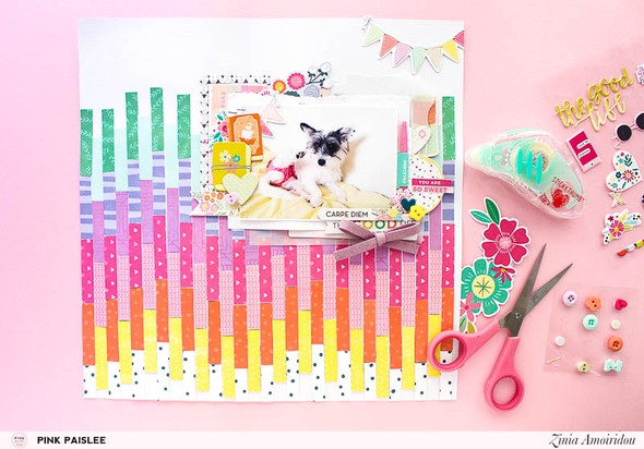 Rainbow Paper Strips by zinia gallery