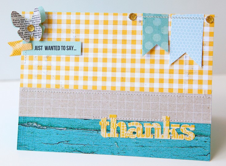 Just wanted to say thanks card   susan weinroth