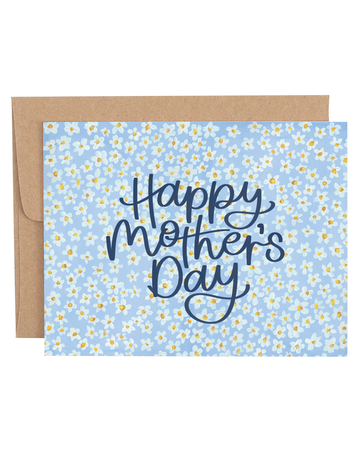 Blue Daisy Mother's Day Greeting Card item