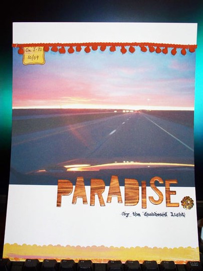 Paradise (by the dashboard light)