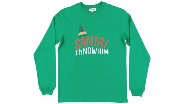 Santa! I Know Him - Pippi Long-Sleeve Tee - Evergreen gallery