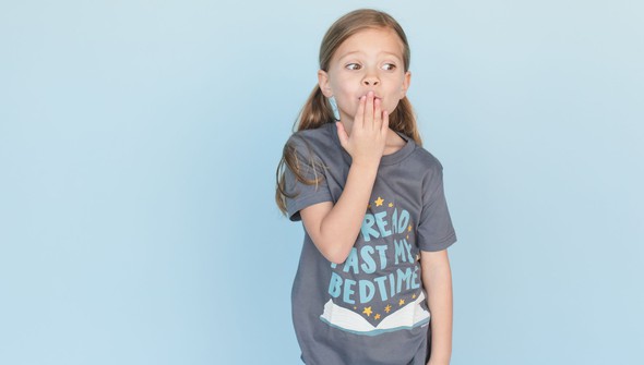 Bedtime Reader Tee - Youth Pippi Tee - Dark Gray gallery