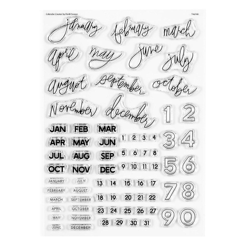 Stamp Set : 6×8 Calendar Creator  item