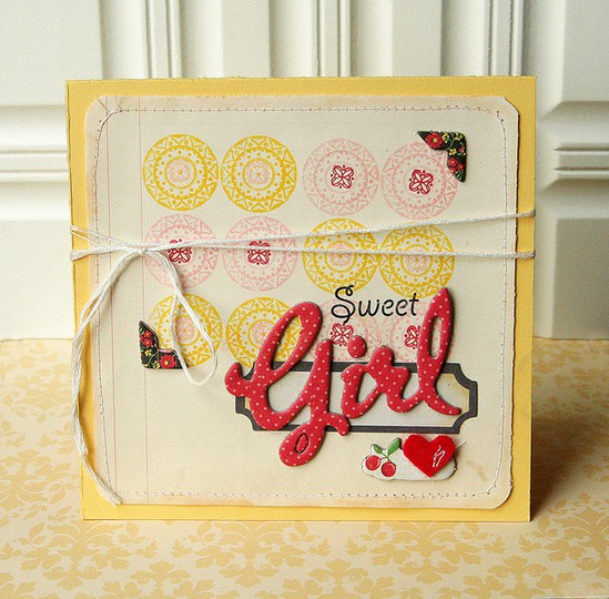 Sweet Girl card