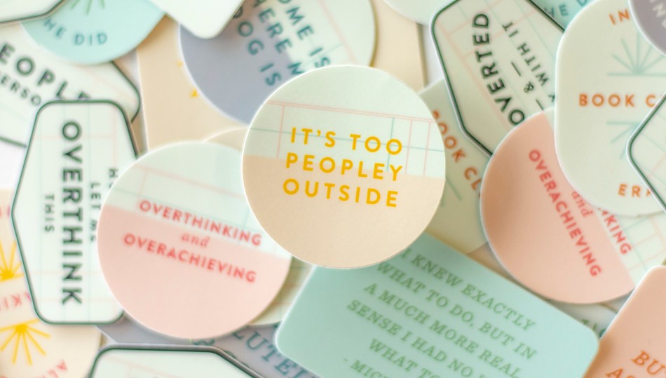 Too Peopley Decal