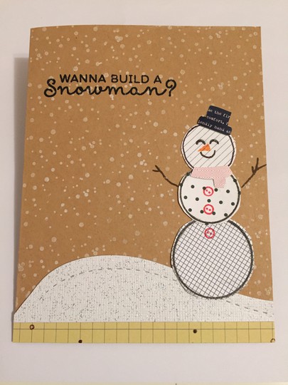 Wanna Build a Snowman Card