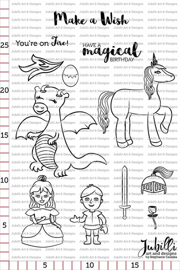 Magical Wishes Digital Stamp Designs