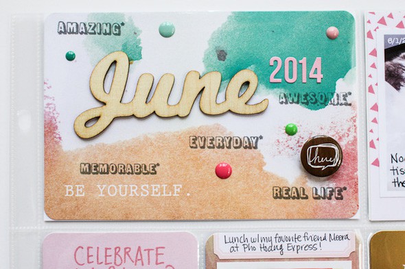 2014 Project Life | June p.1 by listgirl gallery